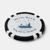 魚釣りギフト、ゲームナイトの必需品 ポーカーチップ (シングル)