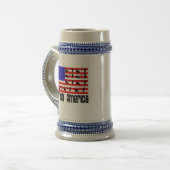 魚釣りギフトiFishアメリカ ビールジョッキ (正面左)