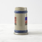 魚釣りギフトiFishアメリカ ビールジョッキ (中央)