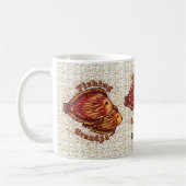 魚釣りグランドパカスタムマグ コーヒーマグカップ (左)