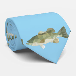 魚釣りサンダーコーブ ネクタイ