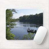 魚釣りザスワニーマウスパッド マウスパッド (マウス)