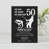 魚釣りザレジェンドロドファーズ50誕生日 招待状 (スタンド正面)