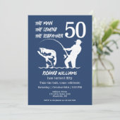 魚釣りザレジェンドロドファーズ50誕生日 招待状 (スタンド正面)