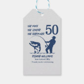 魚釣りザロードファービッグフィッシュ50誕生日 ギフトタグ (裏面)
