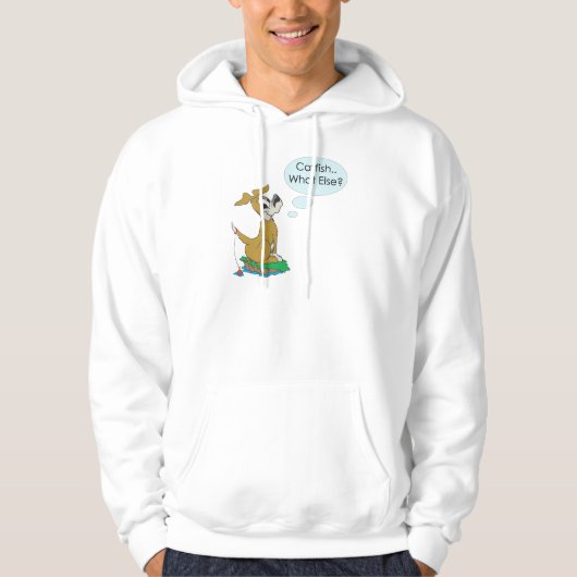 魚釣りシおもしろいャツ魚釣りユーモア魚釣りナマズ パーカ (正面)