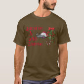 魚釣りシおもしろいャツ魚釣りユーモア魚釣りナマズ Tシャツ (正面)