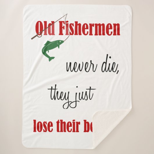 魚釣りシェルパブランケット シェルパブランケット (正面)