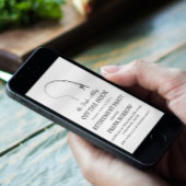 魚釣りシンプルテーマ退職パーティー 招待状