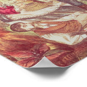 魚釣りシーン ポスター (角)