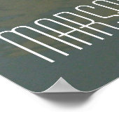 魚釣りストライプのボートマーザックスロークハーバーマルタ ポスター (角)