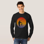 魚釣りスポーツ魚釣り魚釣り旅行 Tシャツ (正面フル)