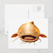 魚釣りスマイル ポストカード (正面/裏面)