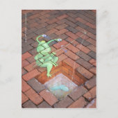 魚釣りスラグ ポストカード (正面)