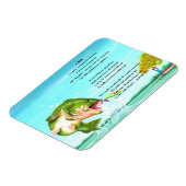 魚釣りソン詩マグネット マグネット (左側)