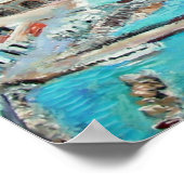 魚釣りタウンオブアタニ –  ポスター (角)