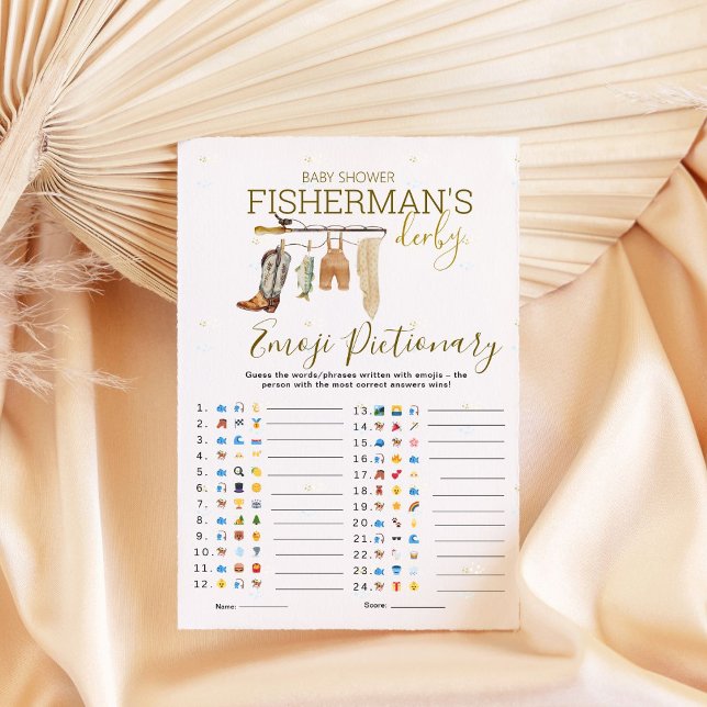 魚釣りダービーベイビーシャワー絵文字ゲーム (クリエイターアップロード済み)