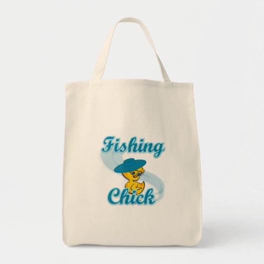 魚釣りチック#3 トートバッグ (正面)