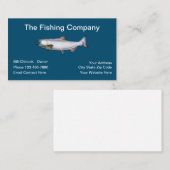 魚釣りチヌークテーマ 名刺 (正面/裏面)