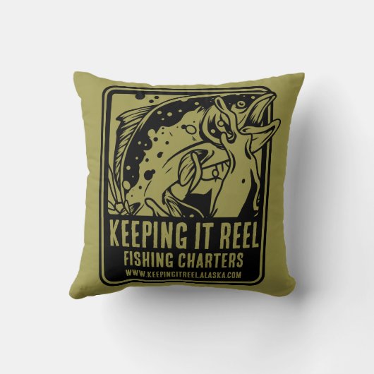 魚釣りチャーター及びクラブアクセサリー クッション (裏面)