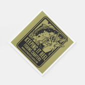 魚釣りチャーター及びクラブアクセサリー スタンダードランチョンナプキン (角)