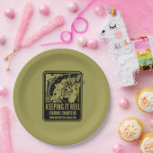 魚釣りチャーター及びクラブアクセサリー ペーパープレート (パーティー)