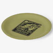 魚釣りチャーター及びクラブアクセサリー ペーパープレート (アングル)