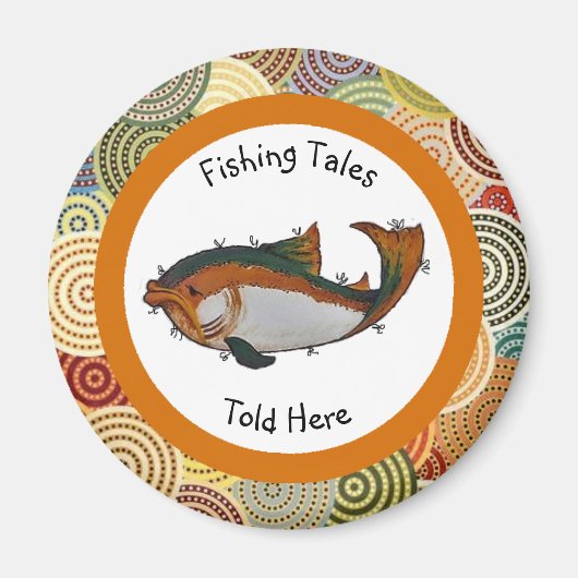 魚釣りテイルズはこちら磁石 マグネット (正面)