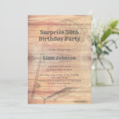 魚釣りテーマヒースバースデーパーティー 招待状 (スタンド正面)