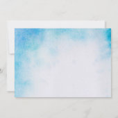 魚釣りテーマリールフィッシュボーイ1st任意の年齢誕生日 招待状 (裏面)