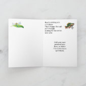 魚釣りテーマ誕生日カード付き告知カード 招待状 (内部)