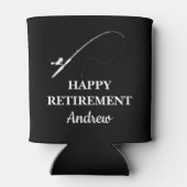 魚釣りテーマ退職パーティー 缶クーラー (裏面)