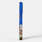 魚釣りデザイン(ロッドとリールのパーソナライズ名) Case-Mate iPhoneケース (裏面 / 右)