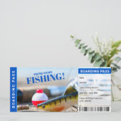 魚釣りトリップ驚きのリビールギフト証明書 (スタンド正面)