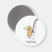 魚釣りナット マグネット (正面/裏面)