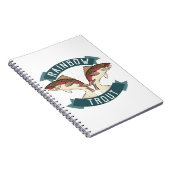 魚釣りニジマス ノートブック (右側)