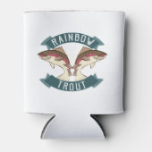 魚釣りニジマス 缶クーラー (正面)