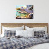 魚釣りネットサモス2005 キャンバスプリント (インサイチュ (寝室))