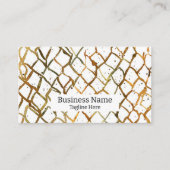 魚釣りネット屋外アドベンチャーアーストーン 名刺 (正面)