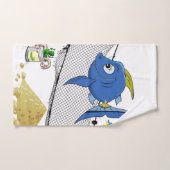 魚釣りネット砂虫バスルームのタオルのセット バスタオルセット (ハンドタオル)