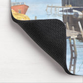 魚釣りハッツ マウスパッド (コーナー)