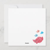 魚釣りハッピーファーザーズデイ シーズンカード (裏面)