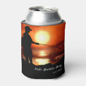 魚釣りバチュラーパーティ魚釣り恋人魚釣りパーティー 缶クーラー (缶正面)