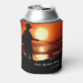 魚釣りバチュラーパーティ魚釣り恋人魚釣りパーティー 缶クーラー (缶裏面)