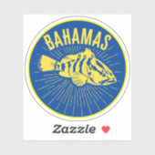 魚釣りバハマフィッシャーマンダイバーダイビンググループホテル シール (シート)