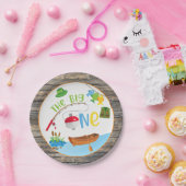 魚釣りバースデーパーティープレート ペーパープレート (パーティー)