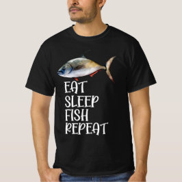 魚釣りパパおもしろい父 Tシャツ