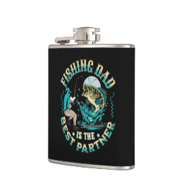 魚釣りパパはパートナー最高のである フラスク