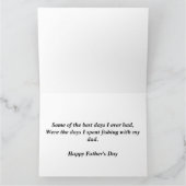 魚釣りパパファーザーズデイカード サンキューカード (内部)