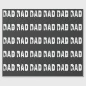 魚釣りパパメンズファーザーデイギフト最高のパパエバー ラッピングペーパー (フラット)